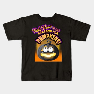 Freedom for pumpkins Vote 1 Kids T-Shirt